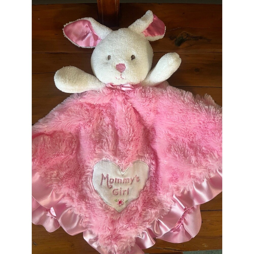 Okie Dokie Baby "Mommy's Girl" Bunny Security Blanket Lovey